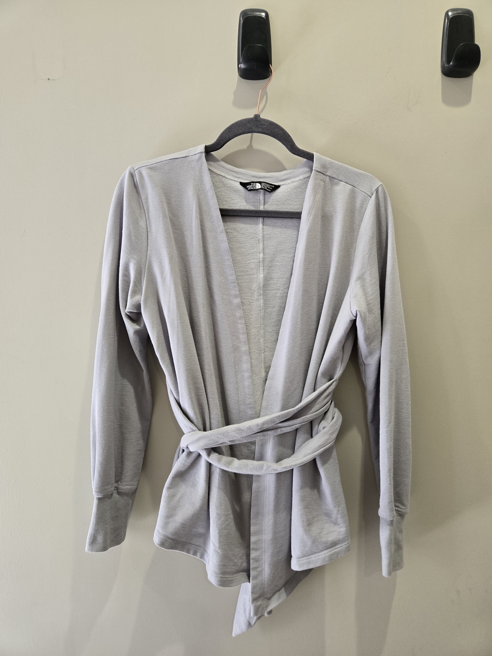 The North Face Women's Light Gray Wrap Cardigan